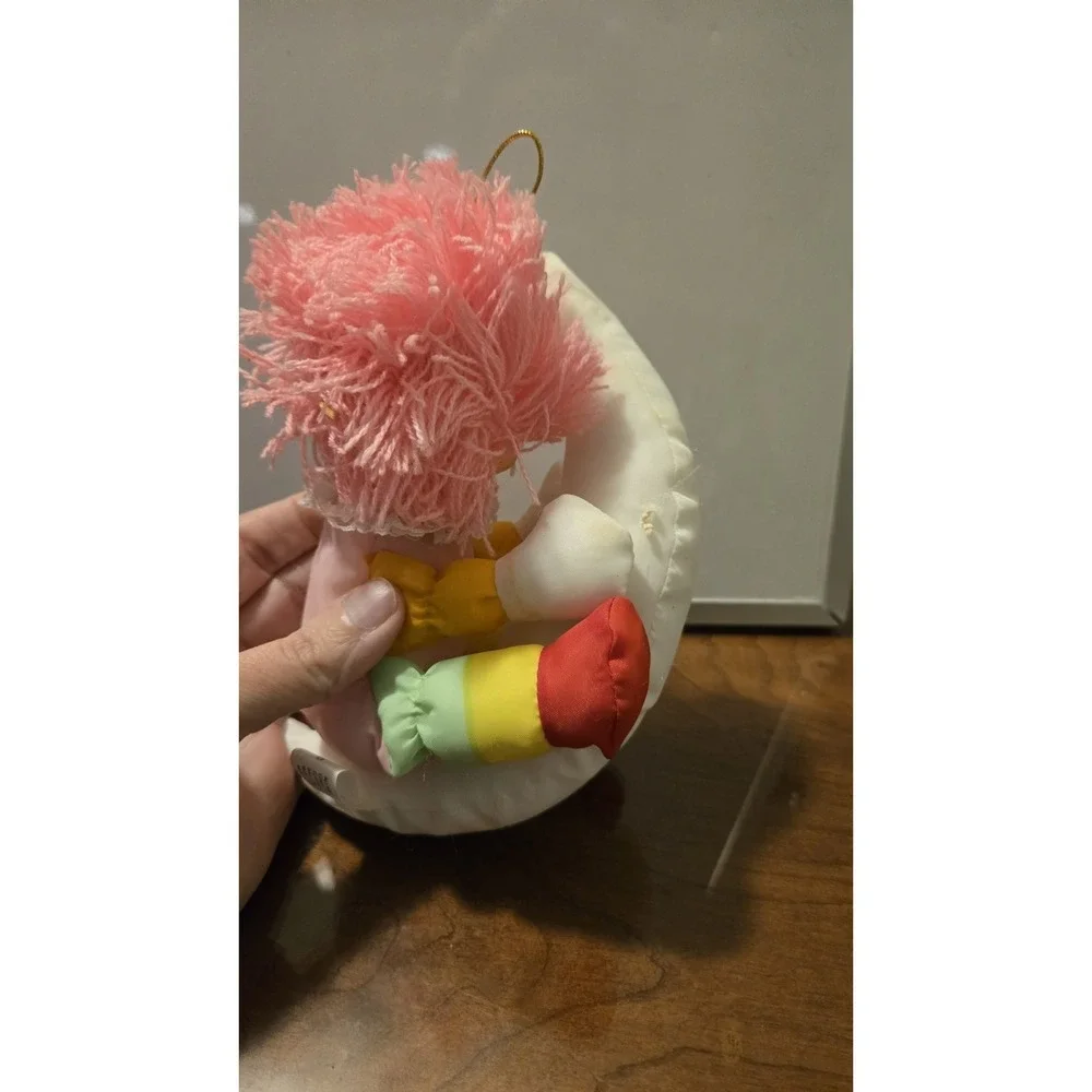 Dan Brechner Moon Baby Clown Vintage Plush Ornament 7
